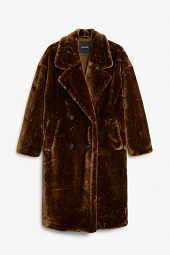 Long faux fur coat_2