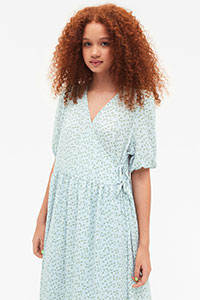 monki enlie wrap dress